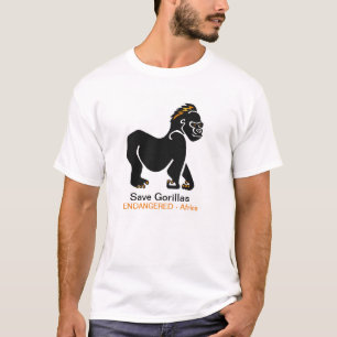 Graphic Rett GORILLAS - Wildlife warrior - T-Shirt