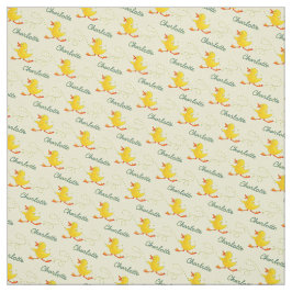 Graphic run duckling name art pattern stoff