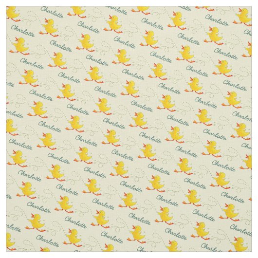 Graphic run duckling name art pattern stoff (Muster)