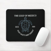 Graphic Sea Turtle Gulf of Mexico Est 1550 Mousepad (Mit Mouse)