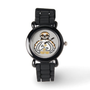 Graphic SLOTH -gefährdetes Tier - Armbanduhr