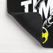 Graphic Soccer Cat - For Gamers & Office Pros Mousepad (Ecke)