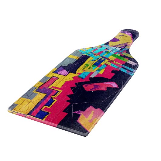 Graphic style design schneidebrett (Ecke)