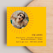 Graphic Sun Hi | Verabredet Visitenkarten Telefonnummerkarte