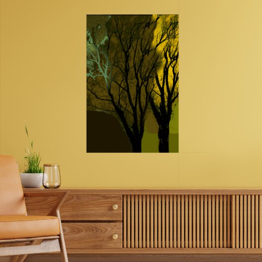 Graphic Tree Poster (Wohnzimmer 2)
