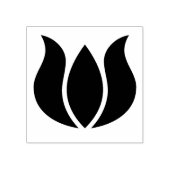 Graphic Tulip Blume Blossom Blumendesign Gummistempel (Prägung)