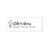 Graphic Tulip Script aus Liebe Gummistempel (Prägung)