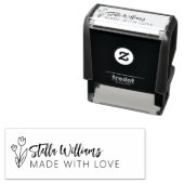 Graphic Tulip Script aus Liebe Permastempel (Beispiel)