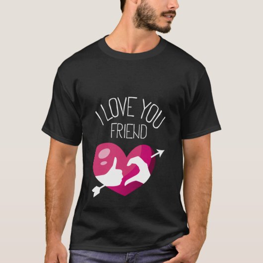 graphic valentines day for friend zoned cute cloth T-Shirt (Vorderseite)