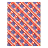 Graphic Vintage US-amerikanische Fahnentabelle Tischdecke (Vorderseite)