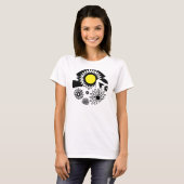 Graphic Virgo Blume Sun T-Shirt (Vorne ganz)