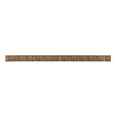 Graphic Woven Burlap Natural Red Satinband (Vorderseite)