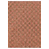 Graphic Woven Nature Rattan auf Custom Brown Tischdecke (Vorderseite)