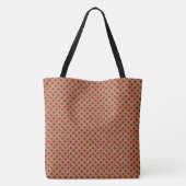 Graphic Woven Orange on Custom Color Monogram Tasche (Rückseite)