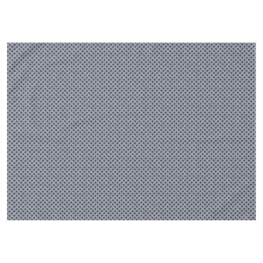 Graphic Woven Silver Rattan auf Custom Dark Blue Tischdecke (Vorderseite (Horizontal))