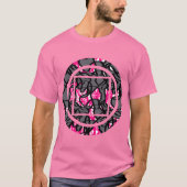 Graphisches T-Shirt mit geometrischer Circle Scrib (Vorderseite)