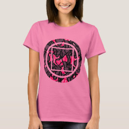 Graphisches T-Shirt mit geometrischer Circle Scrib