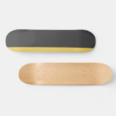 Graphit Yellow Longboard Skateboard (Horizontal)