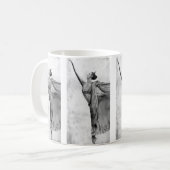 Graphitballerina-Tänzer-Ballett Kaffeetasse (Vorderseite Links)