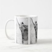 Graphitballerina-Tänzer-Ballett Kaffeetasse (Links)