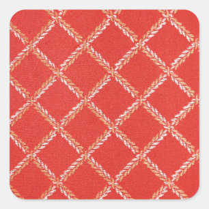 Graphite Abstrakt antiken Junk Style Fashion Art S Quadratischer Aufkleber