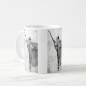 Graphite Ballerina Dancer Ballet Kaffeetasse (Vorderseite Links)