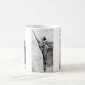 Graphite Ballerina Dancer Ballet Kaffeetasse (Mittel)