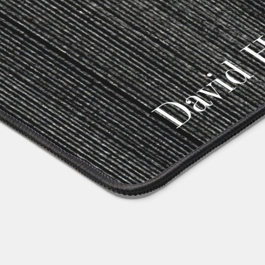 Graphite Black Men's Desk Mats & Pads Schreibtischunterlage (Ecke)