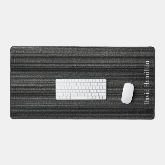 Graphite Black Men's Desk Mats & Pads Schreibtischunterlage (Tastatur & Maus)