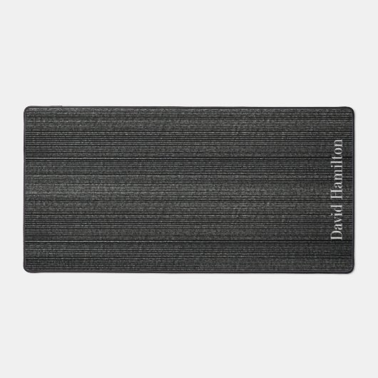 Graphite Black Men's Desk Mats & Pads Schreibtischunterlage (Vorderseite)