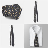 Graphite Geometry Luxe Tie Krawatte