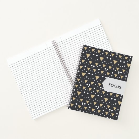 Graphite Geometry Luxe Tie Notizblock (Innenseite)