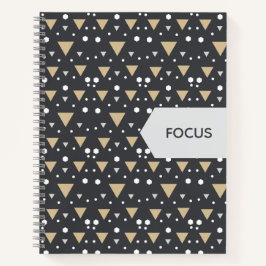 Graphite Geometry Luxe Tie Notizblock