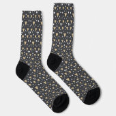Graphite Geometry Luxe Tie Socken (Rechts)