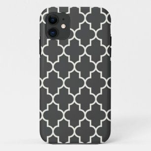 Graphitgrau Quatrefoil Case-Mate iPhone Hülle