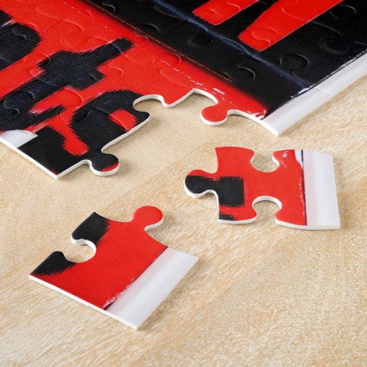 Grappige close up van 'Mission Impossible' Fubby Puzzle (Seite)