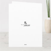 Grappige kaart van een muis die de krant leest karte (Rückseite)