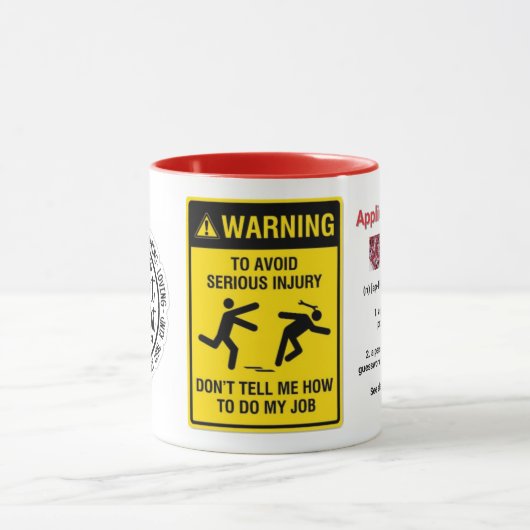 Grappige mok voor de application specialist tasse (Zentrum)