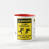 Grappige mok voor een Engineer Tasse (Zentrum)