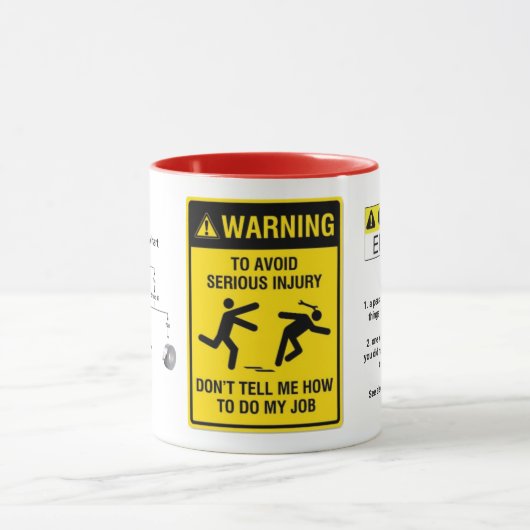 Grappige mok voor een Engineer Tasse (Zentrum)