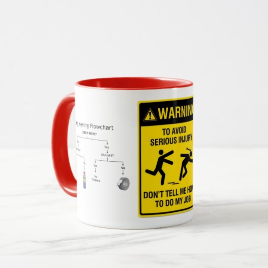 Grappige mok voor een Engineer Tasse (Vorderseite Links)