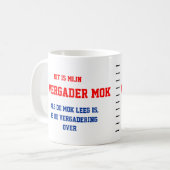 Grappige vergader mok kaffeetasse (Vorderseite Links)