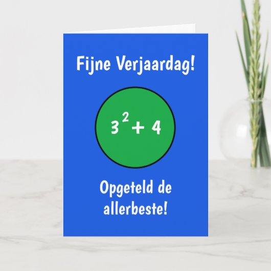 Grappige verjaardagskaart voor 13e verjaardag karte (Vorderseite)