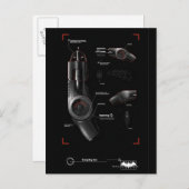 Grappling Gun Diagramm Postkarte (Vorne/Hinten)