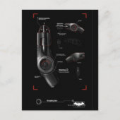 Grappling Gun Diagramm Postkarte (Vorderseite)