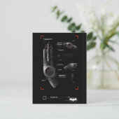 Grappling Gun Diagramm Postkarte (Stehend Vorderseite)