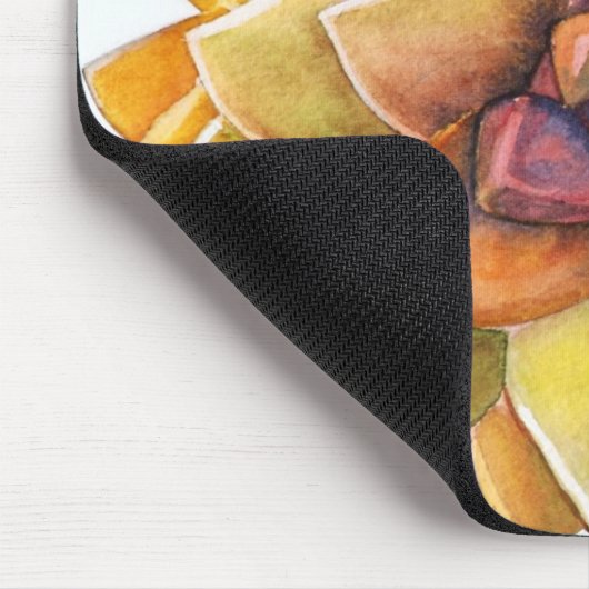Graptopetalum Aquarell mousepad (Ecke)