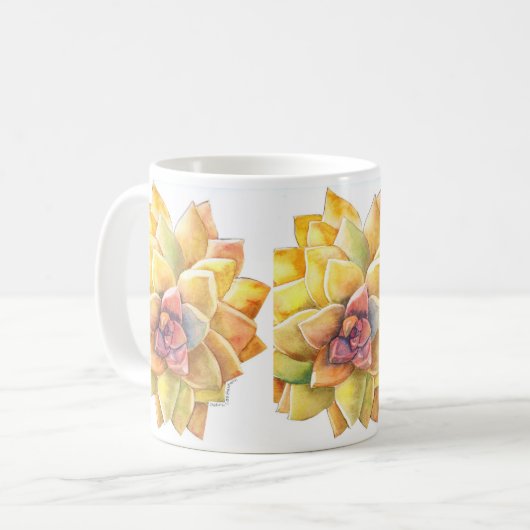 Graptopetalum Kaffee-Tasse Tasse (Vorderseite Links)