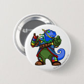 Grarrl Roo Insel-Spieler Button (Vorne & Hinten)