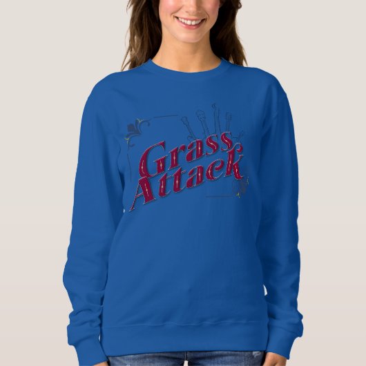 Gras Angriff Sweatshirt (Vorderseite)